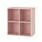 Boxie nyitott fali szekrény 80x80x37 cm pink