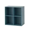 Boxie nyitott fali szekrény 80x80x37 cm petrol kék