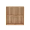 Boxie nyitott fali szekrény 80x80x37 cm sonoma tölgy