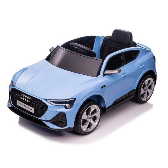 Elektromos autó Audi E-Tron kék