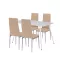 Renton 4+1 étkező garnitúra bézs-szürke