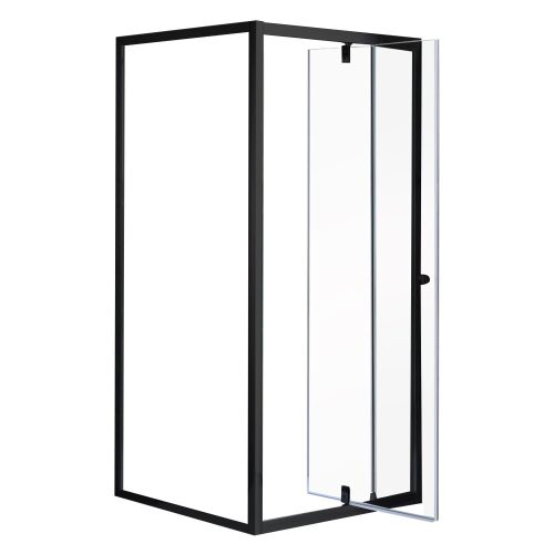 Flexi 80x80 cm falsíkra szerelhető szögletes zuhanykabin zuhanytálca nélkül