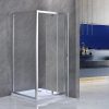 Flexi 80x80 cm sarokba szerelhető szögletes zuhanykabin zuhanytálca nélkül