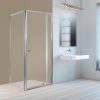Flexi 80x90 cm sarokba szerelhető aszimmetrikus zuhanykabin zuhanytálca nélkül
