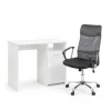 Family One íróasztal szett 100x50x74 cm Fit forgószékkel fehér-szürke