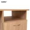 Family One íróasztal szett 100x50x74 cm Fit forgószékkel sonoma tölgy-szürke