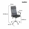 Family One íróasztal szett 100x50x74 cm Fit forgószékkel sonoma tölgy-szürke