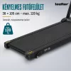 Futópad Led kijelzővel Everit Max 120 kg, 0,75 LE, 0,8-12 KM/h, dőlésszög 0-3%