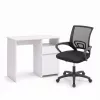 Family Pro íróasztal szett 100x50x74 cm Tivo forgószékkel fehér-fekete