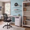 Family Pro íróasztal szett 100x50x74 cm Tivo forgószékkel fehér-fekete