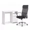 Family Pro íróasztal szett 100x50x74 cm Fit forgószékkel fehér-szürke