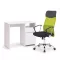 Family Pro íróasztal szett 100x50x74 cm Fit forgószékkel fehér-zöld