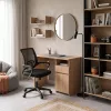 Family Pro íróasztal szett 100x50x74 cm Tivo forgószékkel sonoma tölgy-fekete
