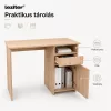 Family Pro íróasztal szett 100x50x74 cm Optima forgószékkel sonoma tölgy-fekete