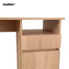 Family Pro íróasztal szett 100x50x74 cm Fit forgószékkel sonoma tölgy-zöld
