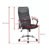 Family Pro íróasztal szett 100x50x74 cm Fit forgószékkel sonoma tölgy-zöld