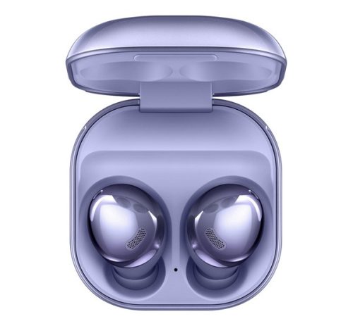 SAMSUNG Galaxy Buds Pro bluetooth fülhallgató aktív zajszűrő, mikrofon, érintés érzékelőfelület töltőtok LILA