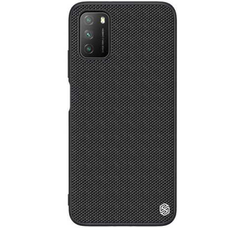 NILLKIN TEXTURED szilikon telefonvédő érdes felület, ütésállóság, 3D FEKETE