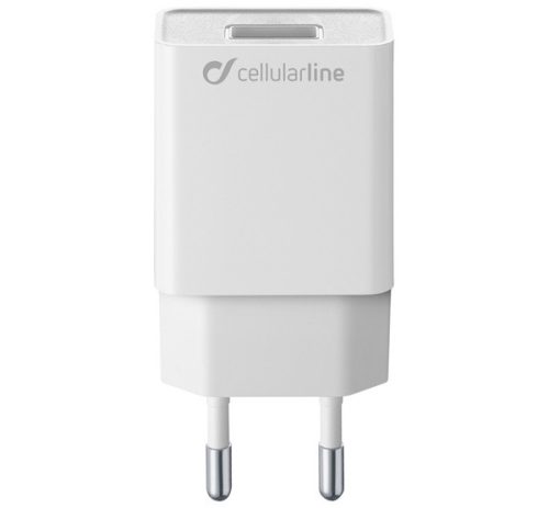 CELLULARLINE hálózati töltő USB aljzat 5W, PD gyorstöltő FEHÉR