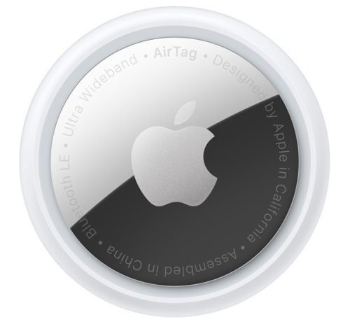 APPLE AirTag bluetooth nyomkövető 1db kulcstartóra, táskára, autóba, valós idejű nyomkövetés FEHÉR