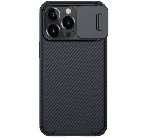 NILLKIN CAMSHIELD PRO MAGNETIC műanyag telefonvédő ütésállóság, kameravédő, mágneses, csíkos FEKETE