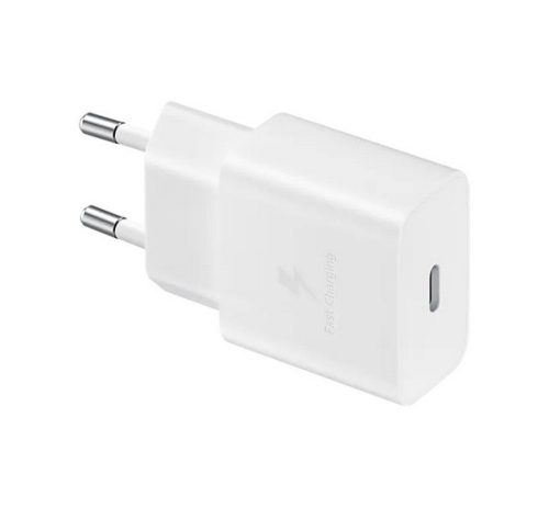 SAMSUNG hálózati töltő Type-C aljzat 15W, PD gyorstöltő FEHÉR