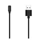 Töltőkábel USB mágneses, 100cm FEKETE