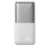 BASEUS BIPOW PRO vésztöltő 2 USB+Type-C aljzat 10000mAh, 22.5W, PD gyorstöltő, LED jelzés FEHÉR