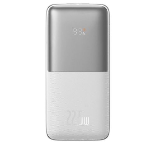 BASEUS BIPOW PRO vésztöltő 2 USB+Type-C aljzat 10000mAh, 22.5W, PD gyorstöltő, LED jelzés FEHÉR