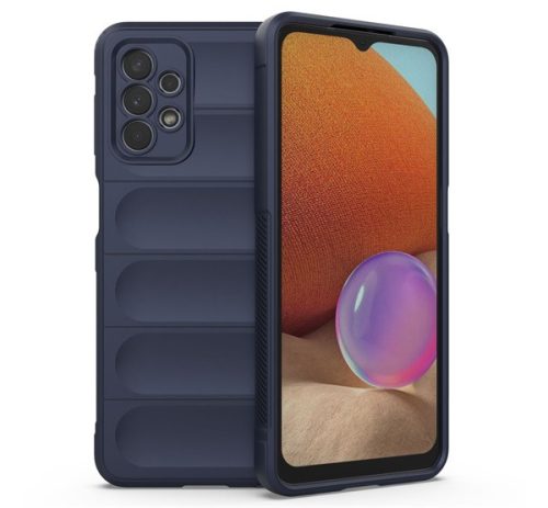 Szilikon telefonvédő ütésállóság, kameravédő, 3D SÖTÉTKÉK