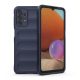 Szilikon telefonvédő ütésállóság, kameravédő, 3D SÖTÉTKÉK