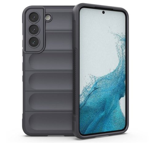 Szilikon telefonvédő ütésállóság, kameravédő, 3D SÖTÉTSZÜRKE