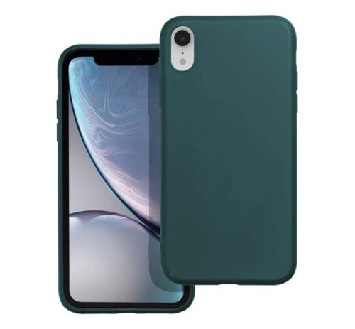 Szilikon telefonvédő matt SÖTÉTZÖLD