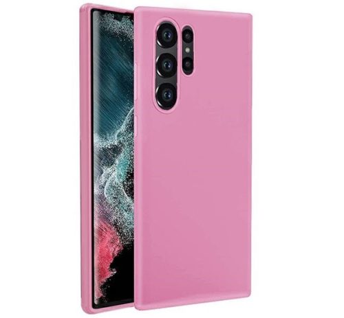 Szilikon telefonvédő matt RÓZSASZÍN