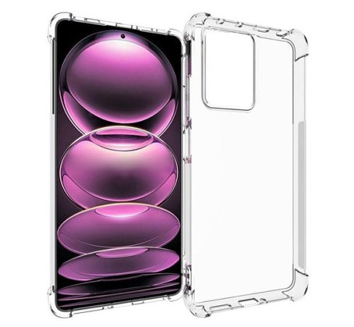 Szilikon telefonvédő ütésállóság, légpárnás sarok ÁTLÁTSZÓ