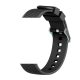DEVIA DELUXE SPORT pótszíj univerzális, 20mm, szilikon, állítható, csíkos FEKETE