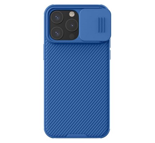 NILLKIN CAMSHIELD PRO MAGNETIC műanyag telefonvédő ütésállóság, kameravédő, mágneses, csíkos SÖTÉTKÉK