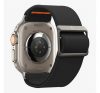SPIGEN LITE FIT ULTRA pótszíj egyedi méret, nagy, textil FEKETE