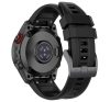 Pótszíj egyedi méret, 22mm, szilikon, QuickFit csatlakozás FEKETE