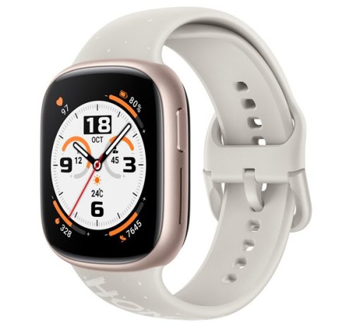 HONOR Watch 4 okosóra beépített GPS, aktivitásmérő, pulzusmérő, NFC, 5 ATM, 100 sportmód ARANY