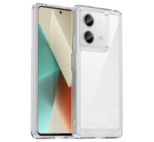 Szilikon telefonvédő ütésállóság, átlátszó hátlap ÁTLÁTSZÓ