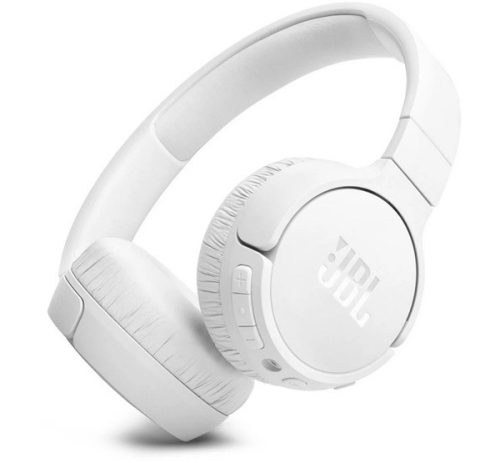 JBL TUNE 670NC bluetooth fejhallgató SZTEREO v5.3, mikrofon, aktív zajszűrő, multipoint, összehajtható + kábel FEHÉR