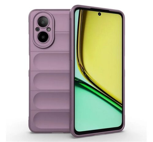 Szilikon telefonvédő ütésállóság, kameravédő, 3D LILA