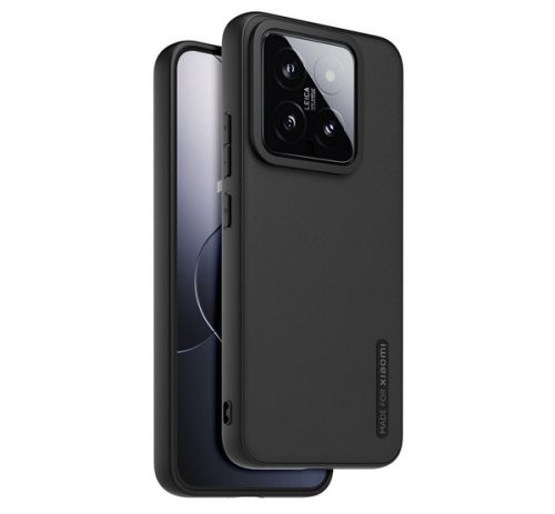 MADE FOR XIAOMI szilikon telefonvédő ultravékony, matt FEKETE