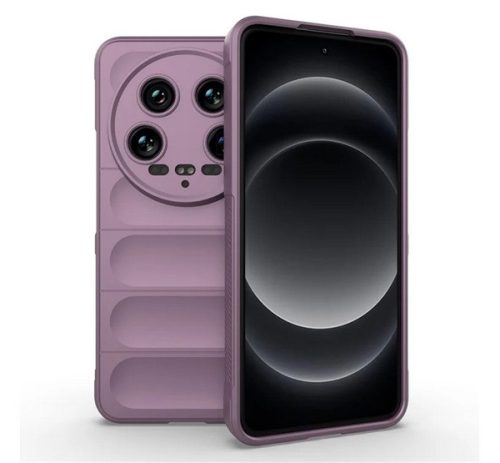 Szilikon telefonvédő ütésállóság, kameravédő, 3D LILA