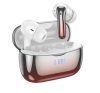 HOCO EQ16 bluetooth fülhallgató SZTEREO v5.3, TWS, mikrofon, LED kijelző, aktív zajszűrő + töltőtok FEKETE/PIROS
