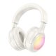 HOCO W48 bluetooth fejhallgató SZTEREO v5.3, kártyaolvasó, 3.5mm jack aljzat, RGB KRÉM