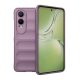 Szilikon telefonvédő ütésállóság, kameravédő, 3D LILA