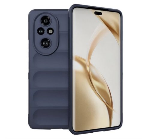 Szilikon telefonvédő ütésállóság, kameravédő, 3D SÖTÉTKÉK
