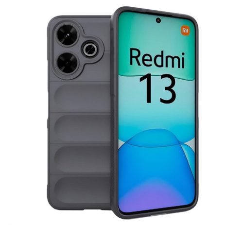 Szilikon telefonvédő ütésállóság, kameravédő, 3D SÖTÉTSZÜRKE